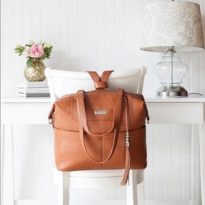 Elegant Tan Baby Bag